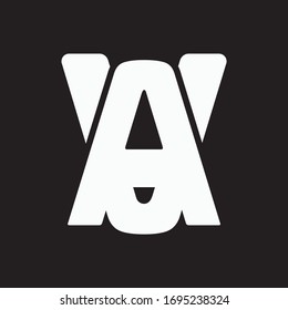 av Letter  logo vector template illustrations & logo concept with av Letter Logo Design.