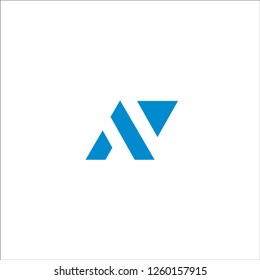 Av Letter Vector Logo