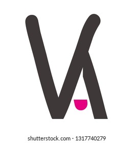 av letter vector logo