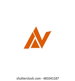 av letter vector logo