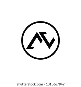 av letter vector logo. aa letter vector logo