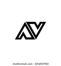av letter vector logo. n letter vector logo