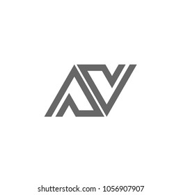 av letter vector logo. n letter vector logo