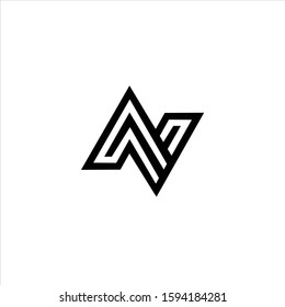 av letter vector logo. n letter vector logo