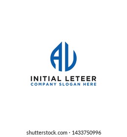 AV letters Initial icons / Monogram.- Vector inspiration logo design - Vector