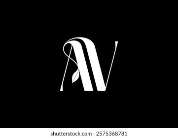 AV Logo Design Creative and Modern Logo Design
