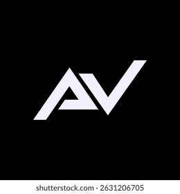 Logotipo AV, último logotipo AV, logotipo AV Monogram, alfabeto AV
