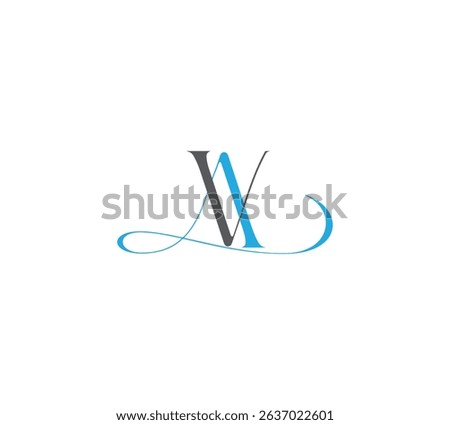 av luxury logo design, av logo, av initials logo, av minimal style design,