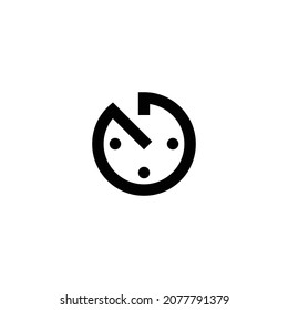 av timer Icon. Flat style design isolated on white background. Vector illustration