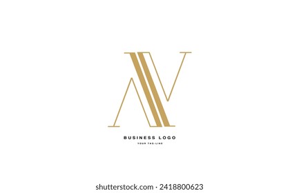 AV, VA, A, V, Abstract Logo design