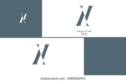 AV, VA, A, V, Abstract Letters Logo Monogram