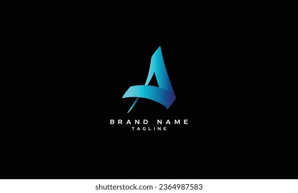 AV, VA, AJ, JA, Abstract initial monogram letter alphabet logo design