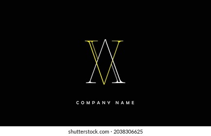 AV, VA Alphabets Letters Logo Monogram