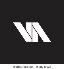 AV ou VA carta logotipo design moderno simples beleza e vetor arte ícone logotipo design