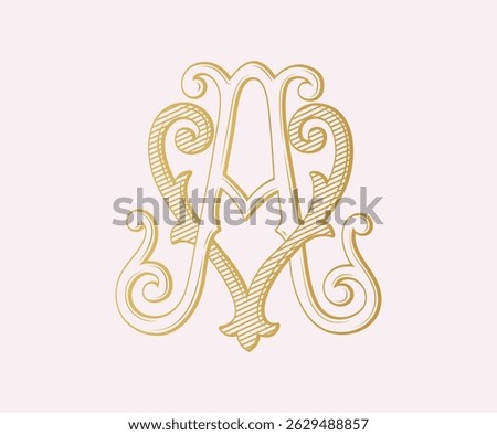 AV, VA, logo AV ,Letter AV ,  Monogram AV , Wedding Monogram, Wedding Logo, Logo Design , Monogram Vintage