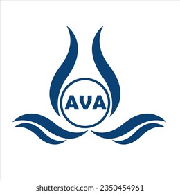AVA Letter logo white background .AVA Business finance logo design vector image in illustrator .AVA letter logo design for entrepreneur and business.
