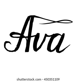 Ava Name Images, Stock Photos & Vectors | Shutterstock