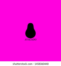 Avacado Icon Sign Signifier Vector