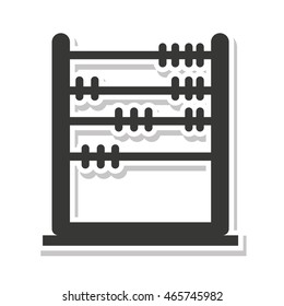 avaco counter math isolated vector illustration design