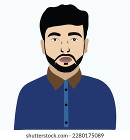 avader dwoing un hombre vectorial trecing art