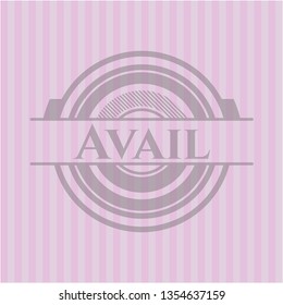 Avail pink emblem
