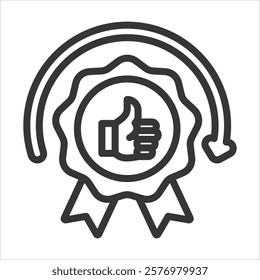 Availability Best Practices Outline Icon Vector Illustration