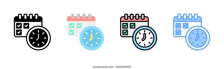 Availability Icon Element For Design And Vector