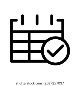 Availability Icon Vector Symbol Design Illustration