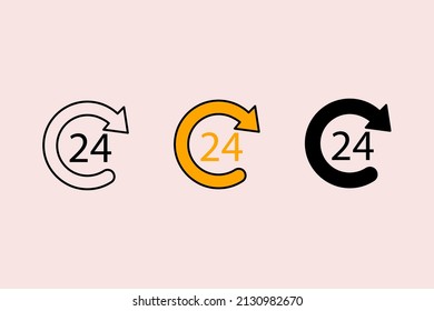 availability icons symbol vector elements for infographic we