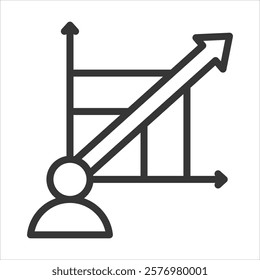 Availability Scalability Outline Icon Vector Illustration