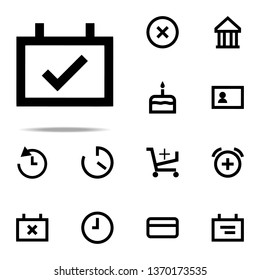 Available day icon. web icons universal set for web and mobile