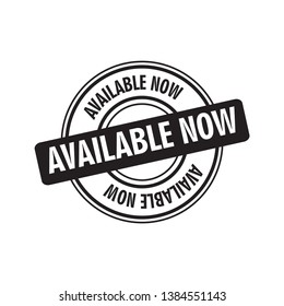 available flat stamp sign, vector, eps 10