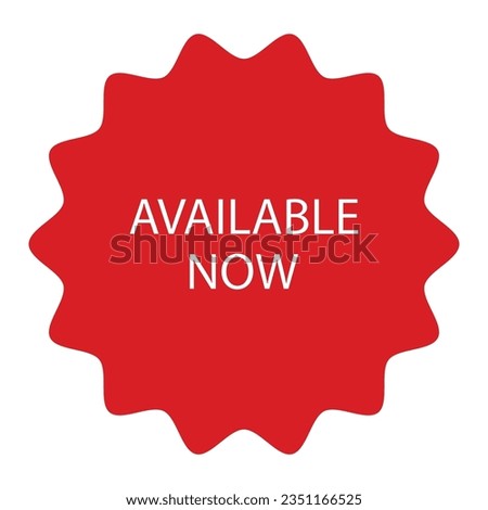 Available icon vector illustration symbol template