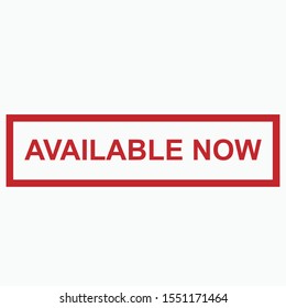 Available Icon - Vector, Sign and Symbol for Design, Presentation, Website or Apps Elements. 