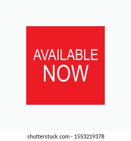 Available Icon - Vector, Sign and Symbol for Design, Presentation, Website or Apps Elements. 