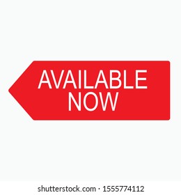 Available Icon - Vector, Sign and Symbol for Design, Presentation, Website or Apps Elements. 