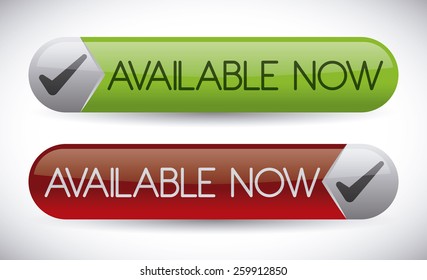 Available label design, vector illustration.