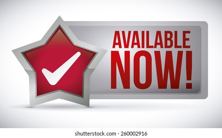 Available label design, vector illustration.