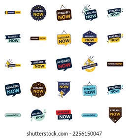 Available Now 25 Vector Banners for Dynamic and Distinctive Graphic Design