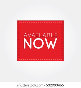 available now