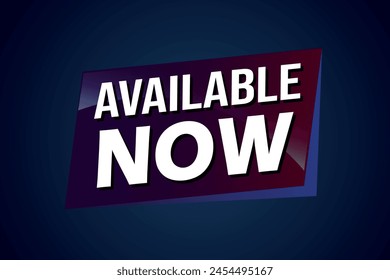 disponible ahora poster Diseño gráfico de Anuncio símbolo de logo símbolo de Sitio web de medios sociales Cupón


