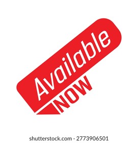 available now text information sign