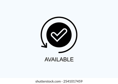 Available Vector Or Logo Sign Symbol Illustration