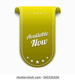 Available Yellow Vector Icon Design