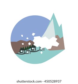 Avalanche Destroying The Village Natural Force Sticker