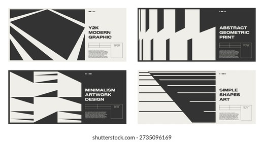 Avantgarde brutalist shape with black halftone blend and unusual geometric form. Horizontal banner set with swiss design rhythm, y2k acid zoom, and contemporary brutalism texture.