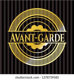 Avant-garde gold emblem