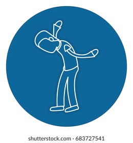 Avatar of an actor acting pose