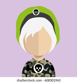Avatar with Army Camo T-Shirt
