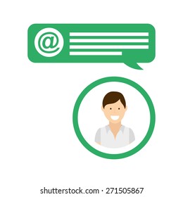 avatar bolger design, vector illustration eps10 graphic 